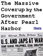 After the bombing of Pearl Harbor, the US government engaged in a massive cover-up to hide their foreknowledge of the attack. Any student of World War II history should read this article.